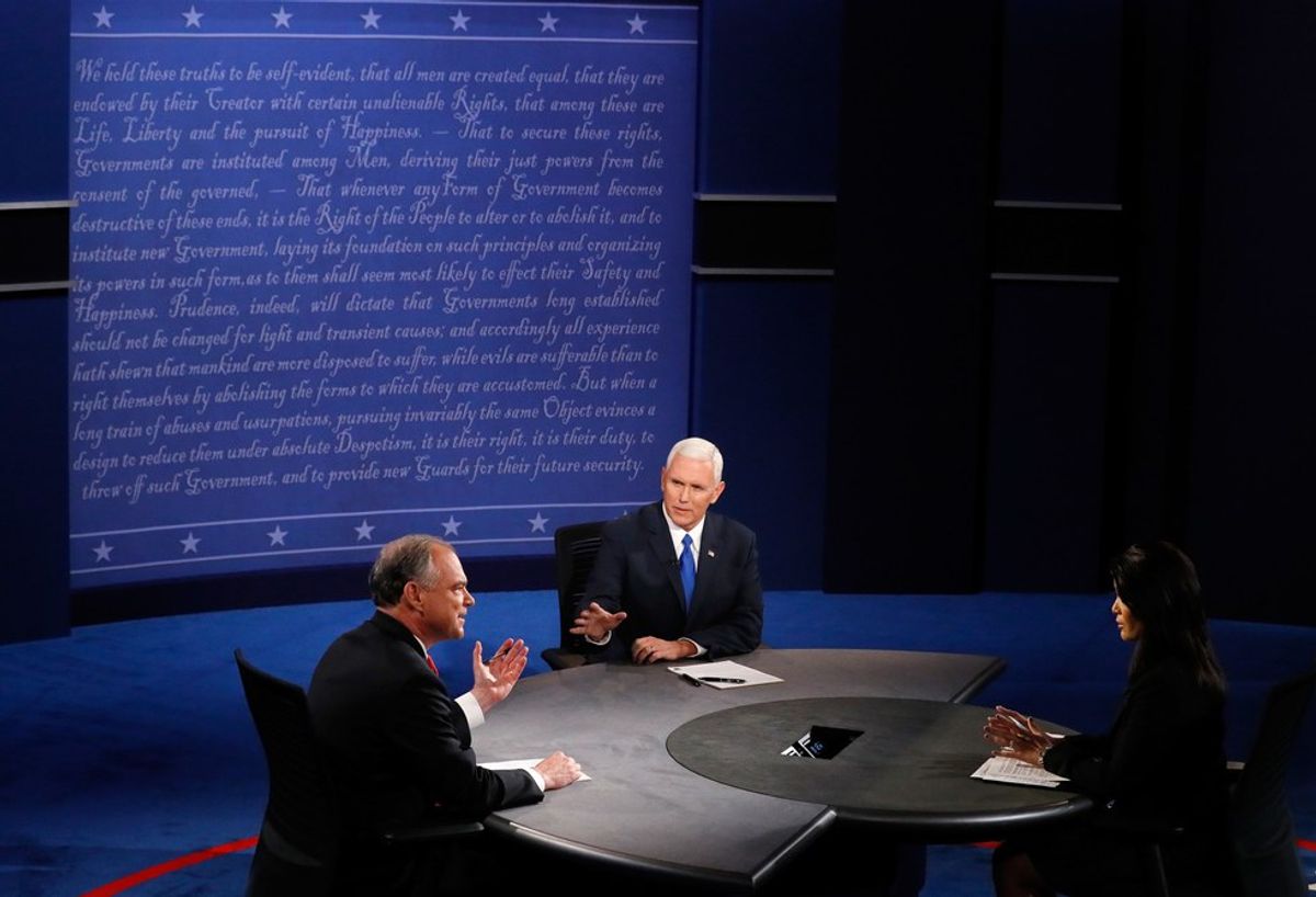 I Should Have Watched The Vice-Presidential Debate, But I Did Not
