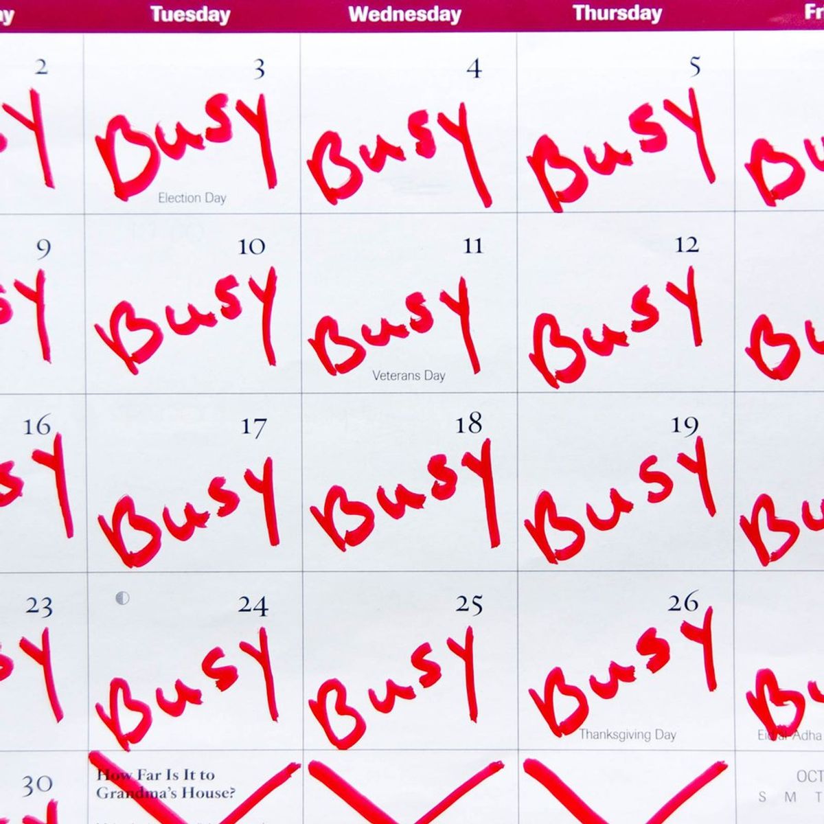 5 Things That Happen When You Have A Crazy Schedule