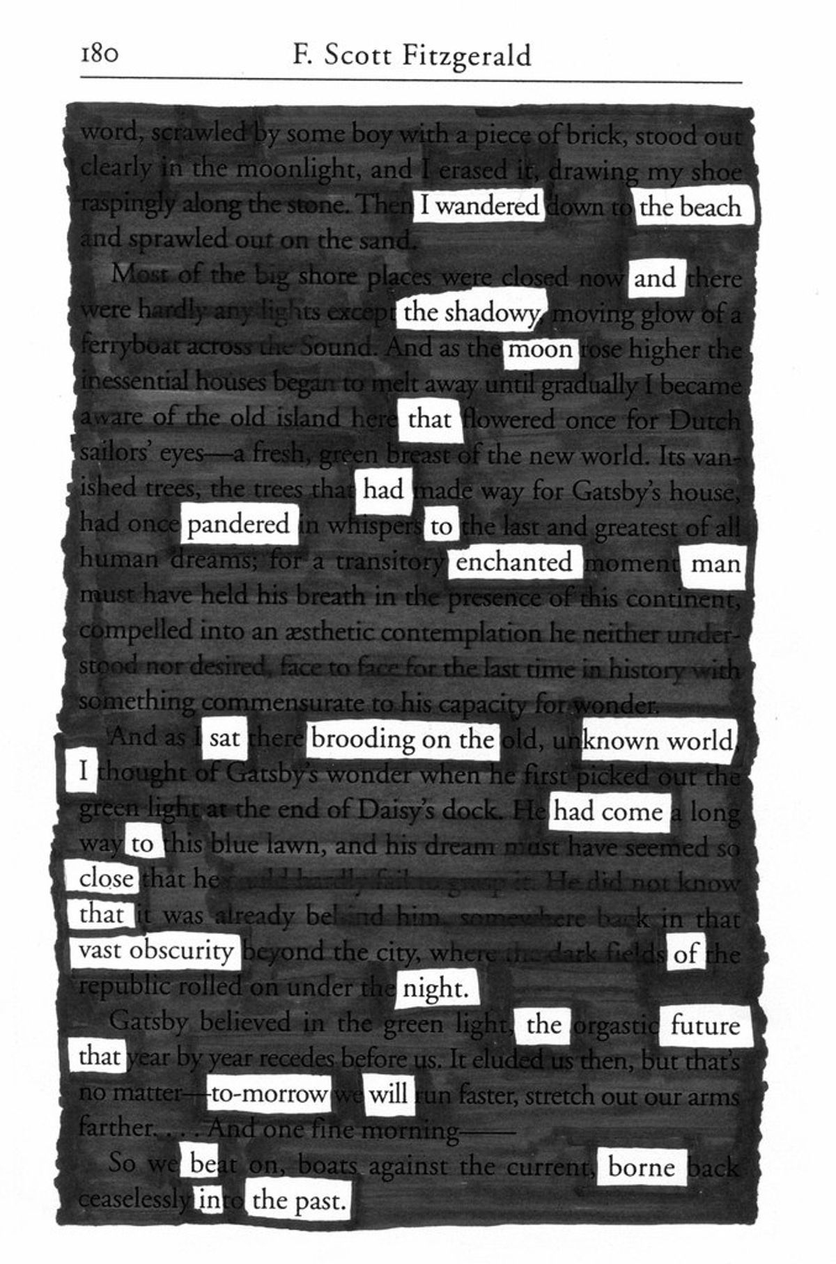 8 Blackout Poems From Voltaire's "Candide"