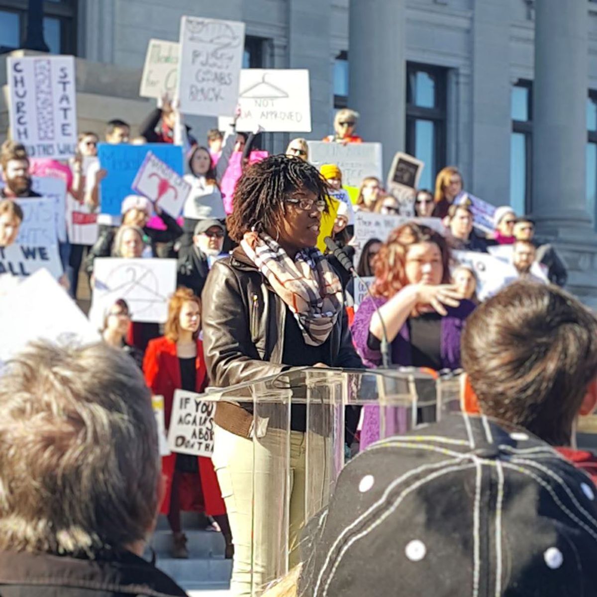 Rae Nelson Makes Arkansas History As First Black Trans Woman To Speak At Annual Reproductive Justice Rally