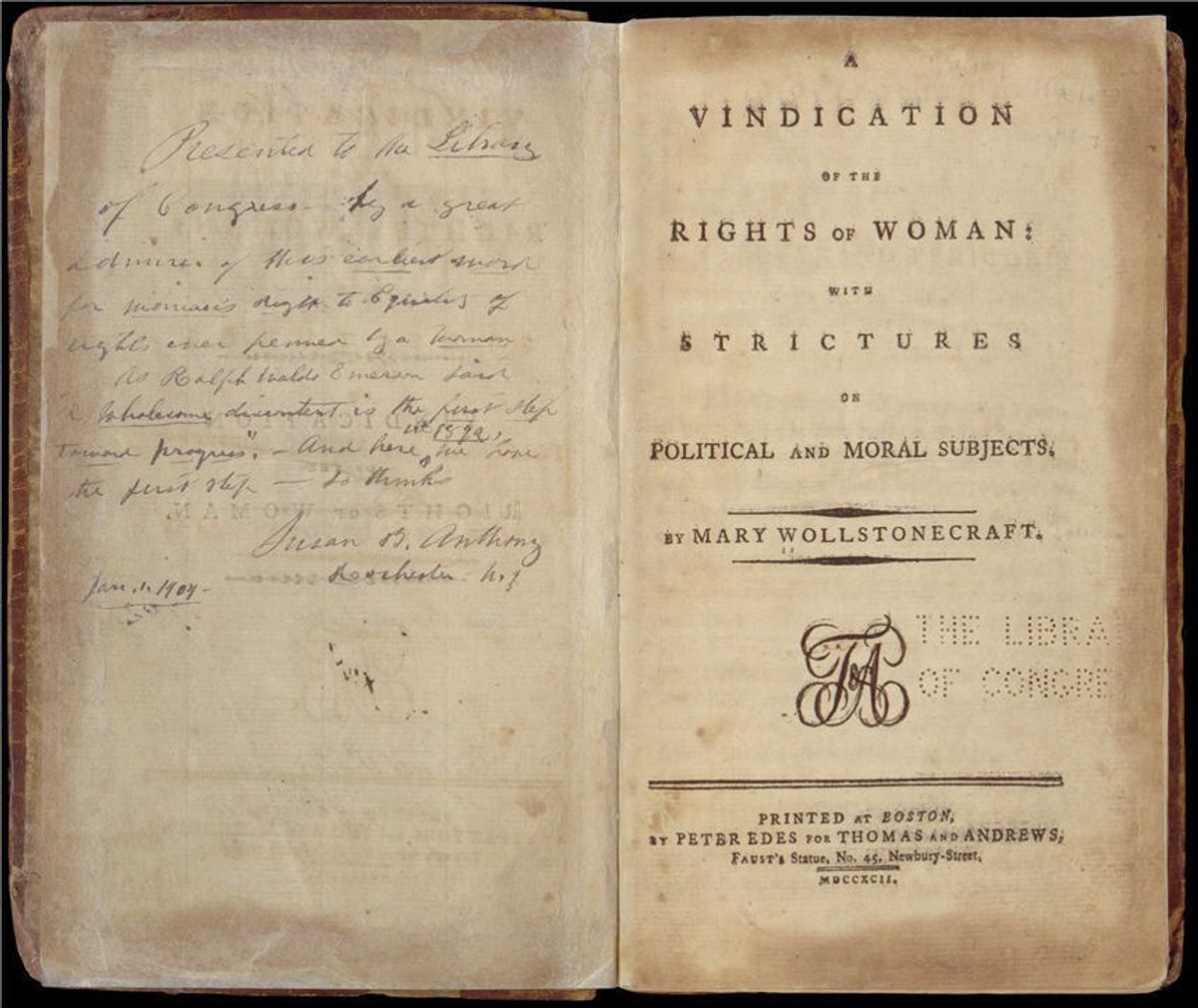 Mary Wollstonecraft on Women