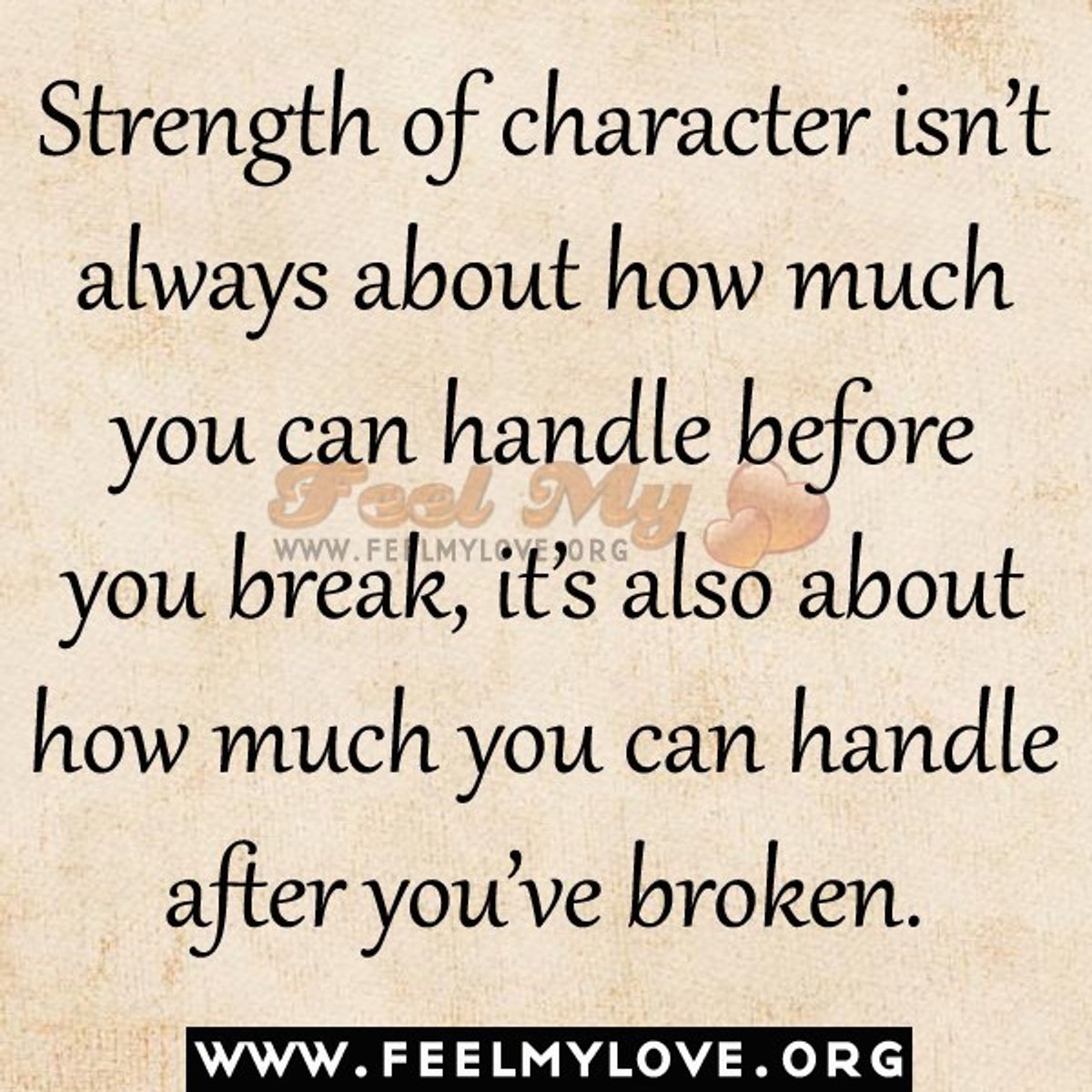 The Real Definitions Of Strength, Resilience, Character