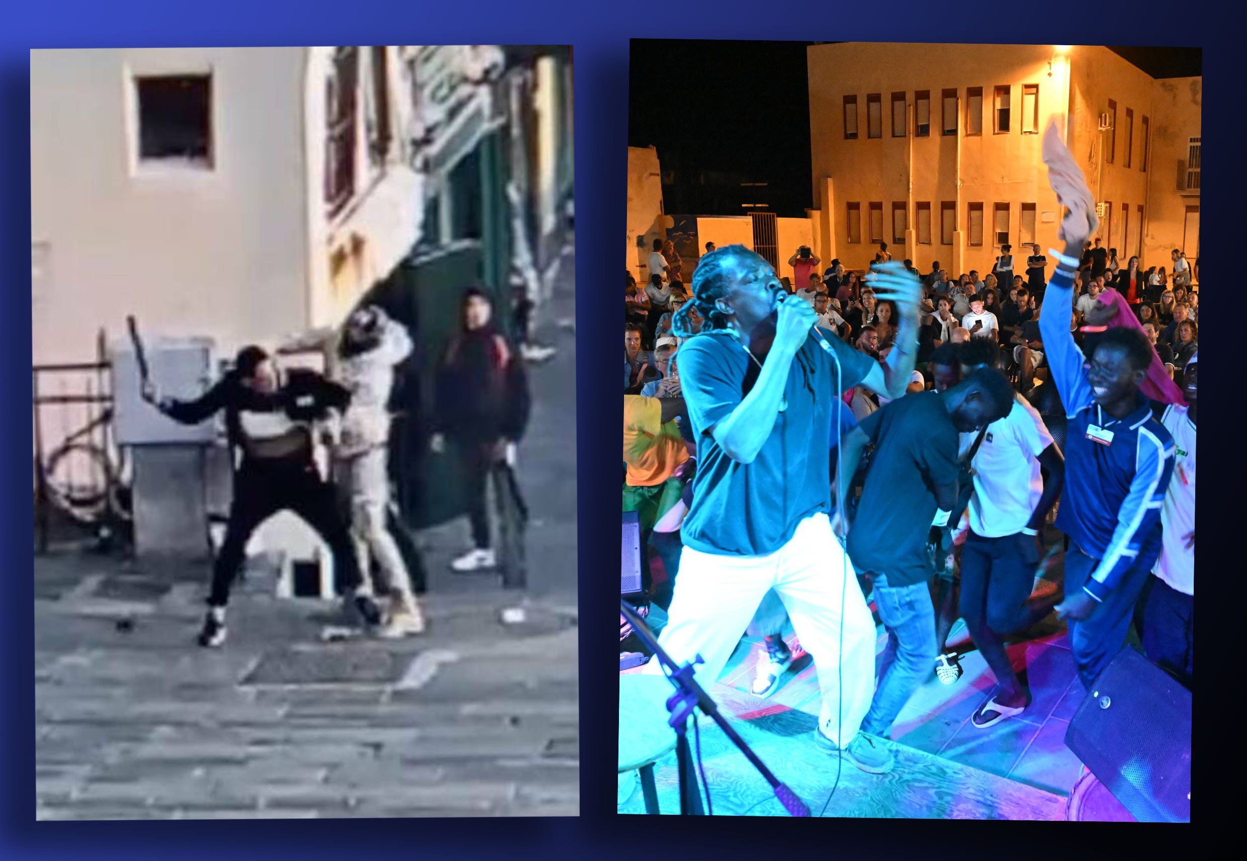 Baci e balli dopo gli sbarchi? Non è la realtà