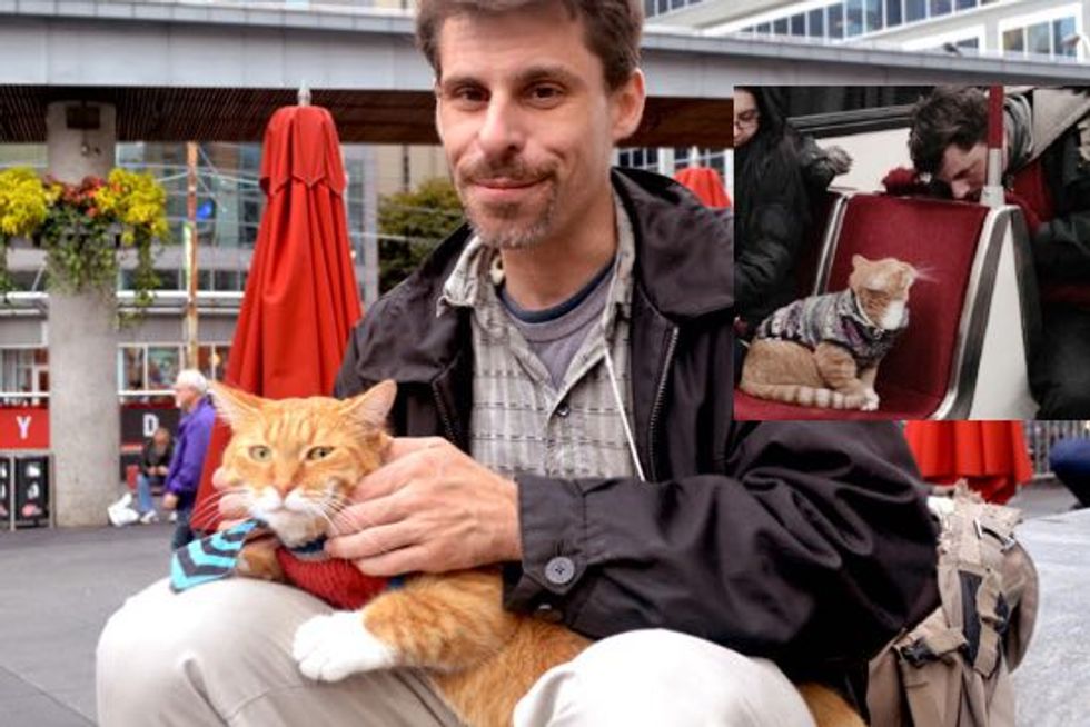 Touching Story Of The 'Subway Cat' And His Human
