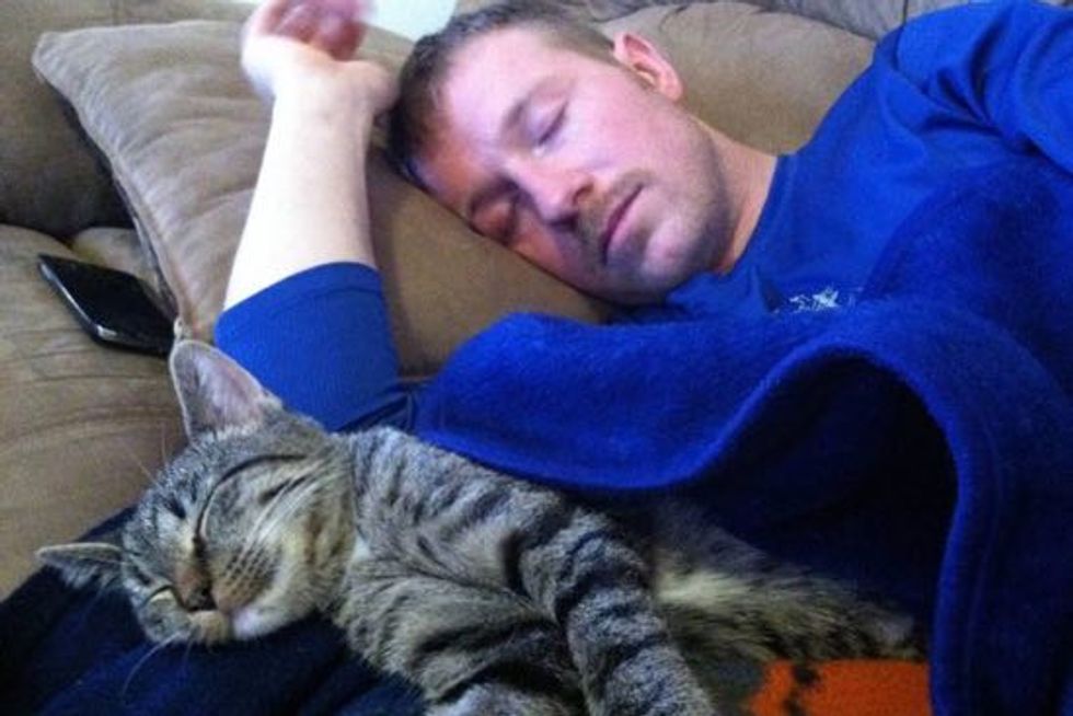 He Said He Wasn't A Cat Person...
