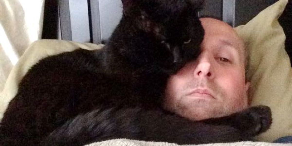 Cat Spent Most of His Life as a Stray Until He Found this Man - Love Meow