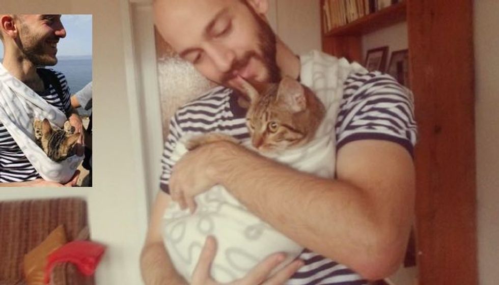 Cat Reunited with Syrian Refugee After Being Separated for Three Months