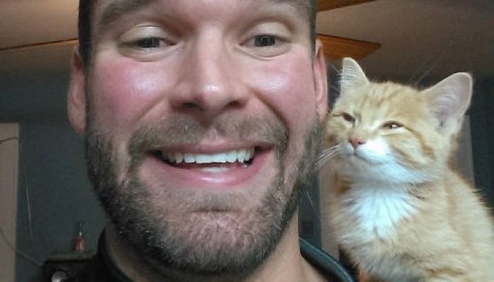 Stray Kitten Wanders Into A Man's Life