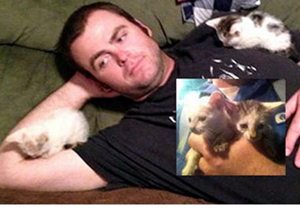 Oilfield Worker Rescues Kittens And Gives Them A Home