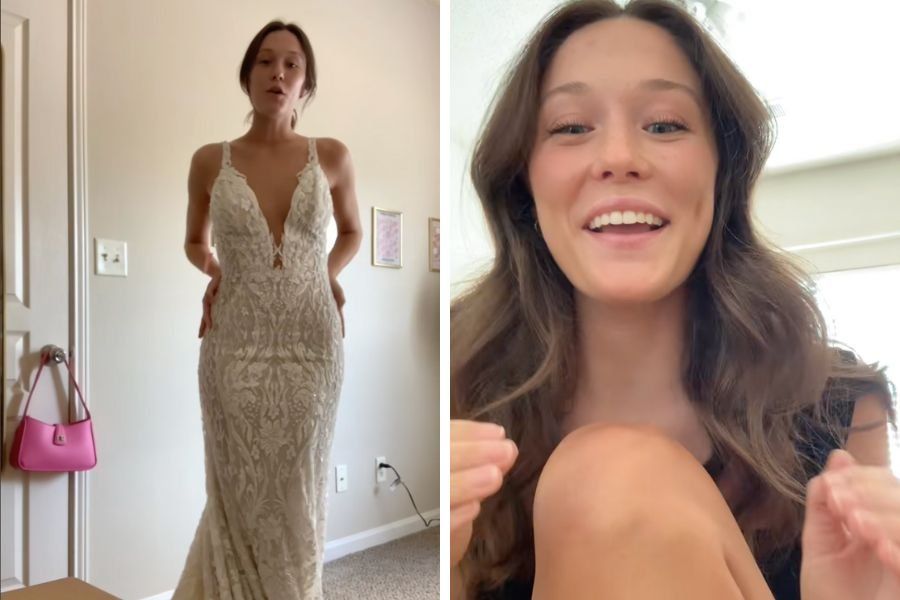 Wedding gown Goodwill find inspires designer to donate more Upworthy