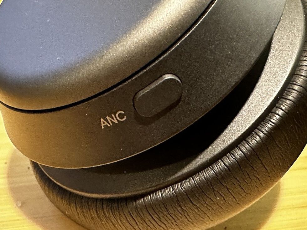 a photo of EPOS IMPACT 1000 series headsets showing ANC control