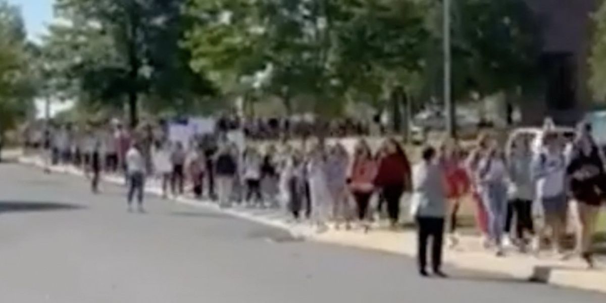 NextImg:School board votes to continue letting transgender students use whatever restrooms they want — then hundreds of HS students walk out of class in protest