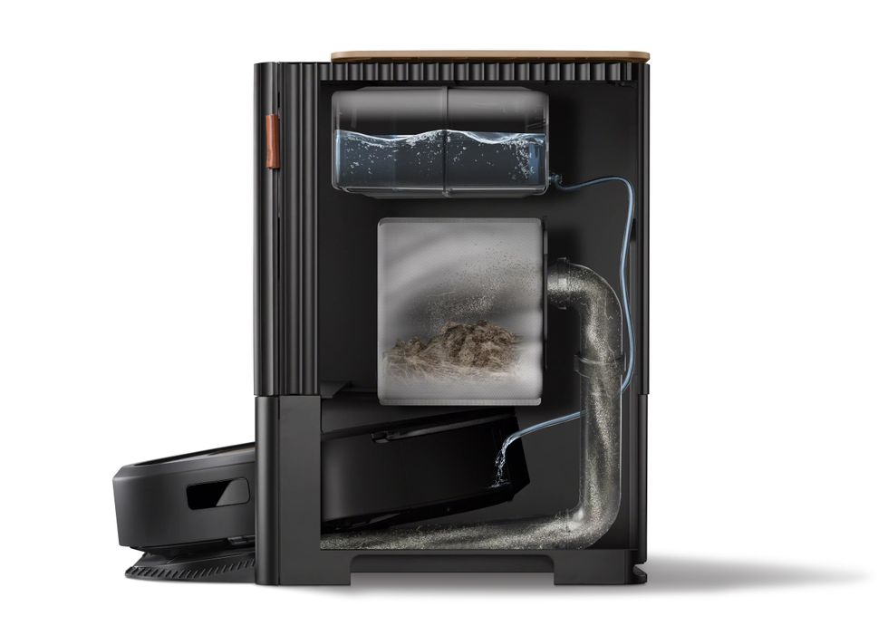 how iRobot Roomba j9+ robot vacuum and mop's Clean Base works