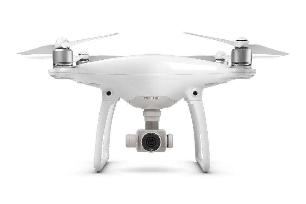 DJI's Phantom 4 drone can sense when an obstacle is in its path.