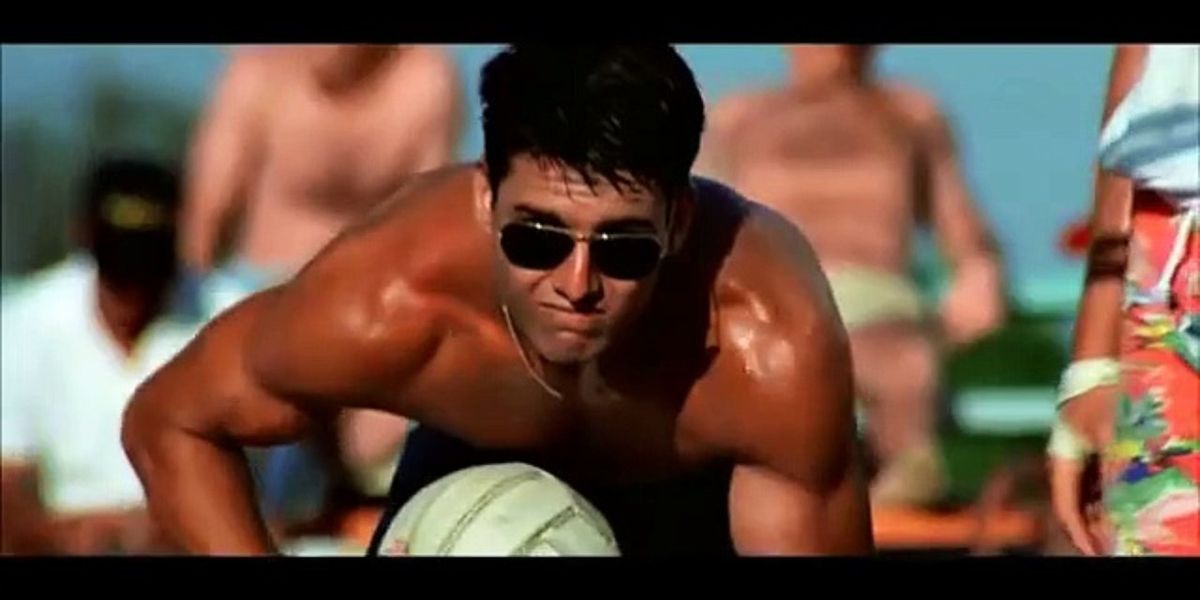 Top Gun S Gay Volleyball Scene Paper