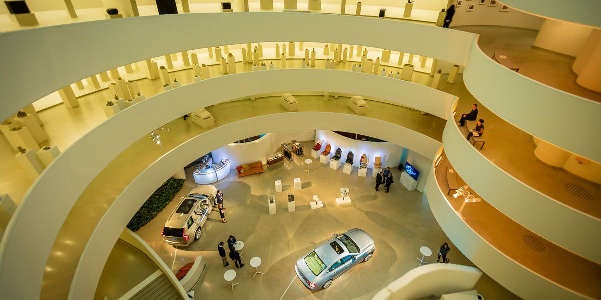 Volvo Highlights Its New Car at the Guggenheim