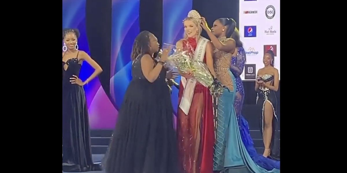 NextImg:White woman wins Miss Universe Zimbabwe — and not everyone is cheering