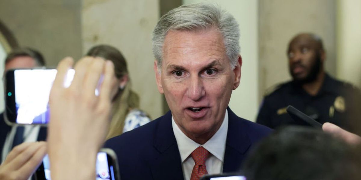 McCarthy calls out CNN to reporter's face after network host said the open border is a 'talking point'