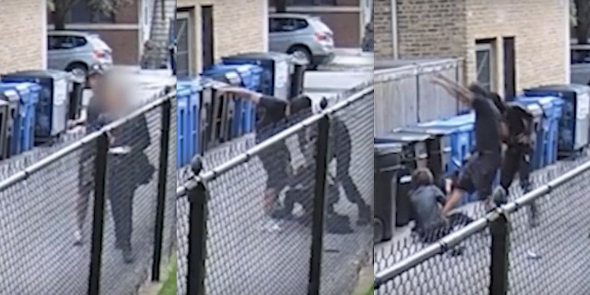 NextImg:Video: Thugs run up on man from behind in Chicago alley, punch and stomp screaming victim, steal from him, then walk away — all in broad daylight