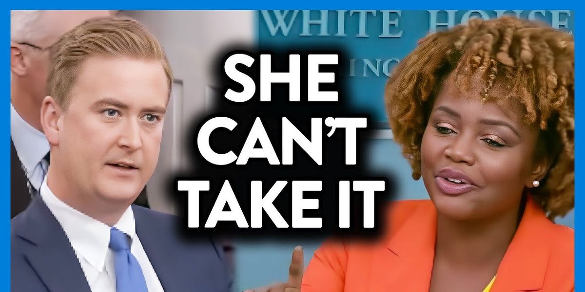 NextImg:WATCH: 'Cringe' Jean-Pierre plays the victim card to avoid answering Peter Doocy’s question about the border crisis