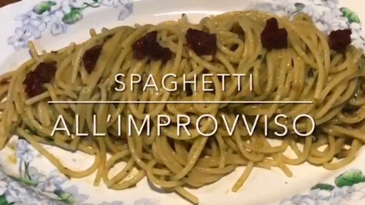 Cuciniamo insieme: spaghetti all'improvviso