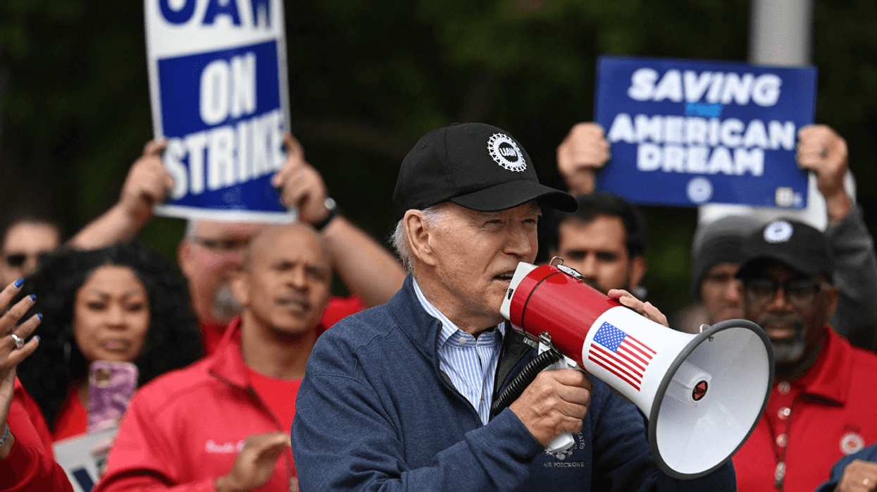 Biden Becomes First Sitting President To Visit Union Picket Line (VIDEO)