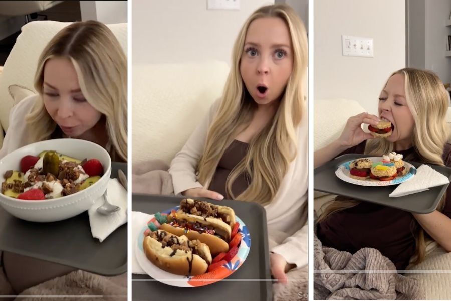Husband creates pregnancy wifes pregnancy cravings picture image