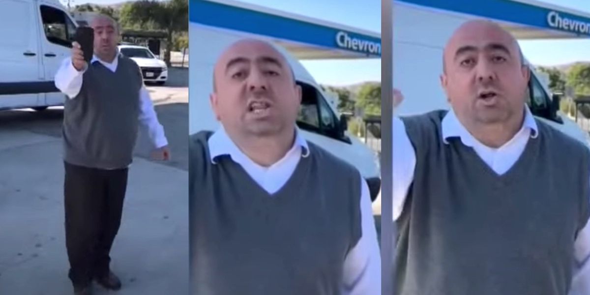 NextImg:High school French teacher under investigation over viral video of 'hate speech' against food vendor in California