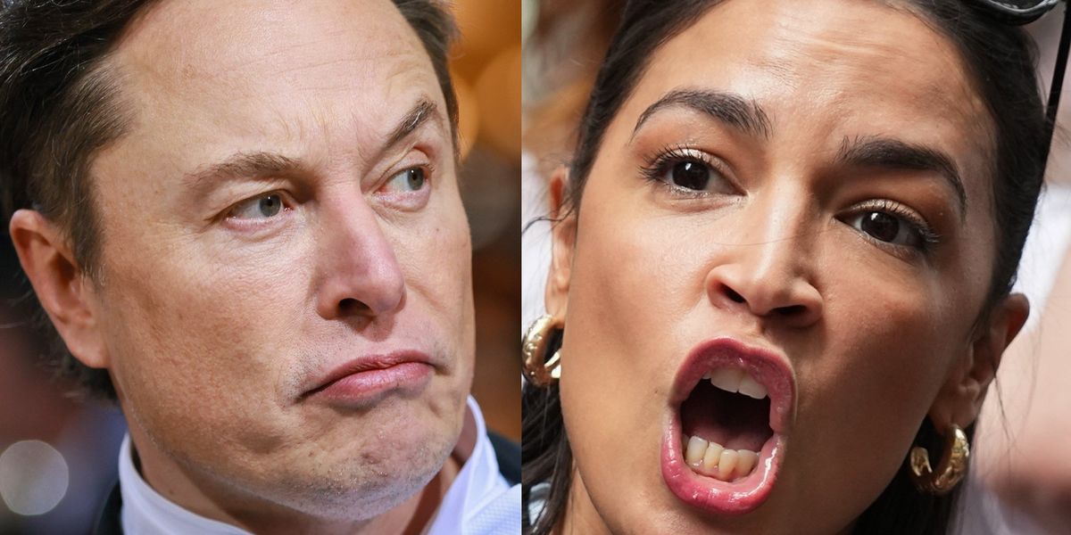 NextImg:Ocasio-Cortez fumes at Elon Musk criticizing her response to the migrant crisis: 'She's just not that smart'