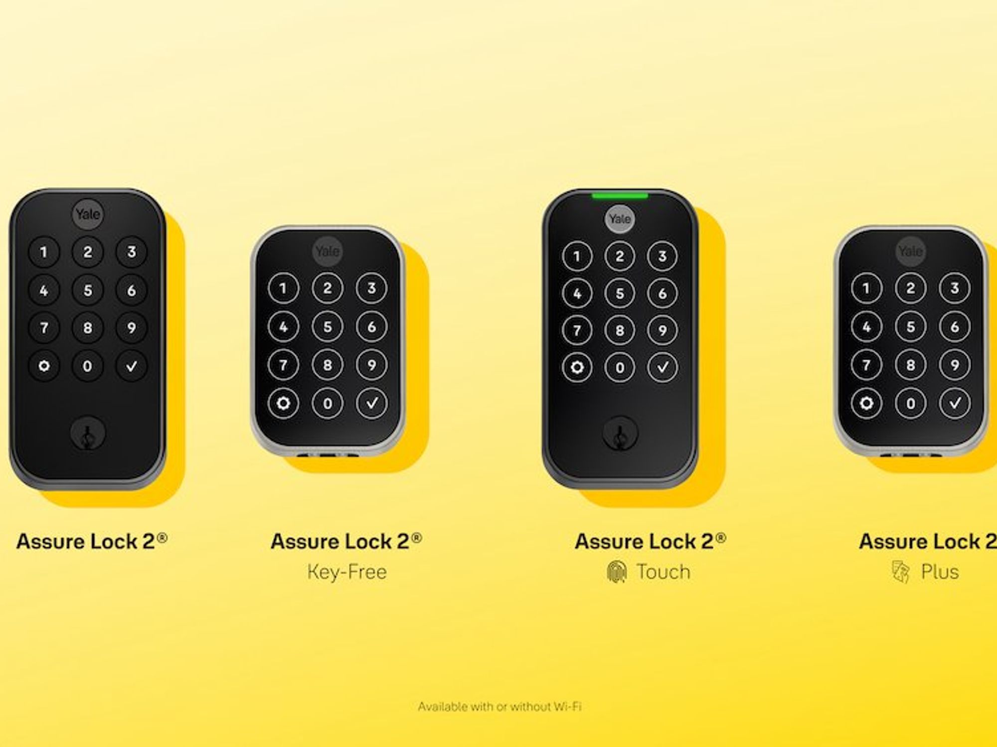 Yale Assure Lock SL vs Nest x Yale comparison chart