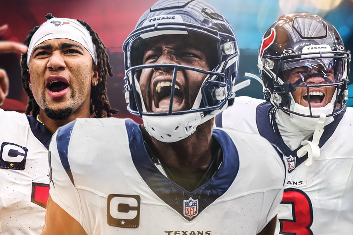 Houston Texans CJ Stroud, Will Anderson, Tank Dell