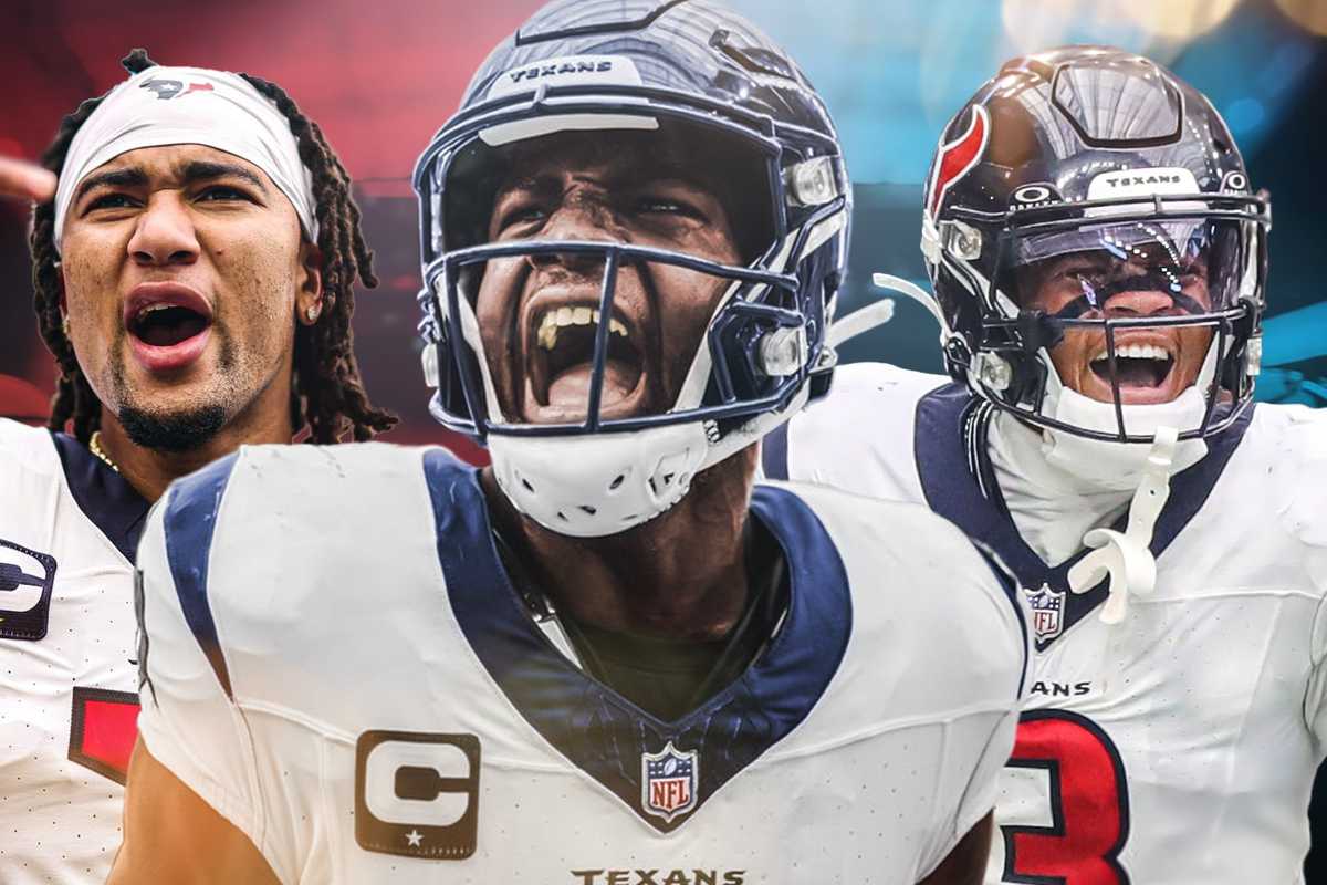 Houston Texans CJ Stroud, Will Anderson, Tank Dell