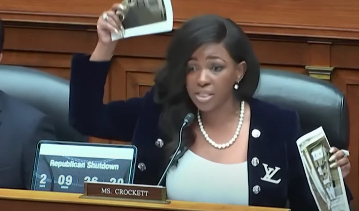 Rep. Jasmine Crockett during House impeachment inquiry hearing