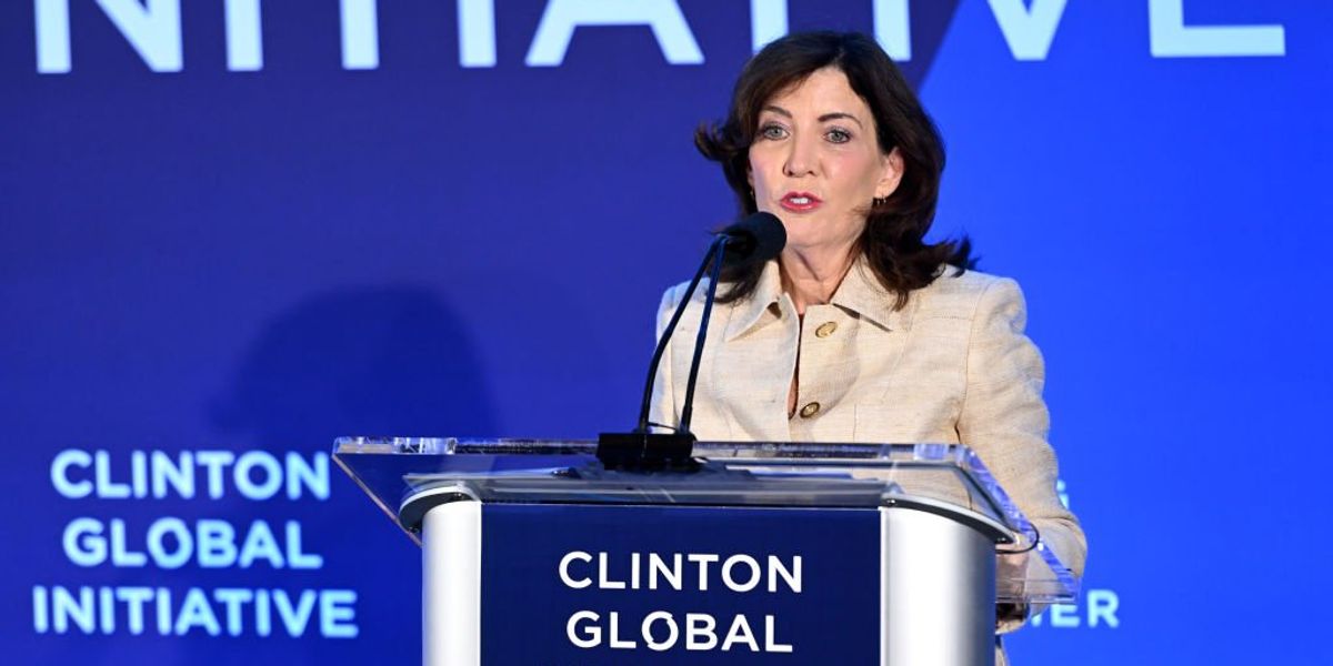 NextImg:Kathy Hochul wants to limit migrants, says border is 'too open' – NY governor had far different message about illegal immigration not long ago
