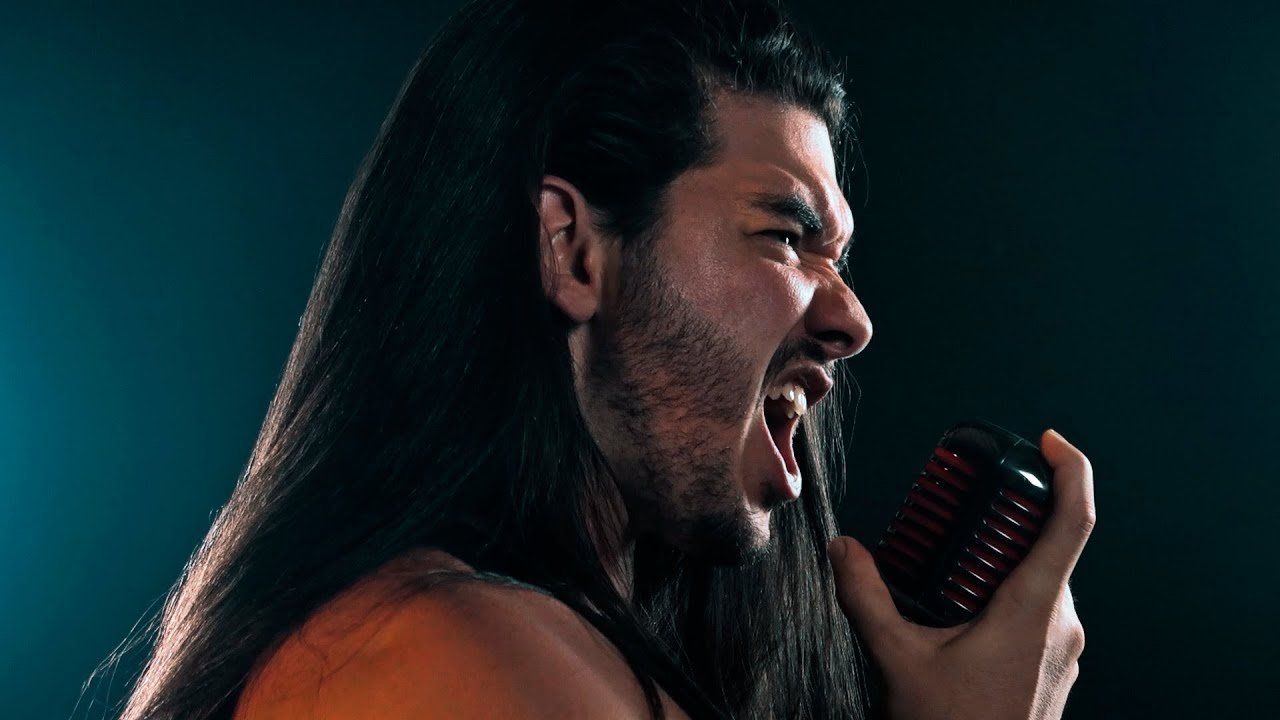 Heavy metal singer reimagines Amazing Grace in an epically powerful lyrical performance