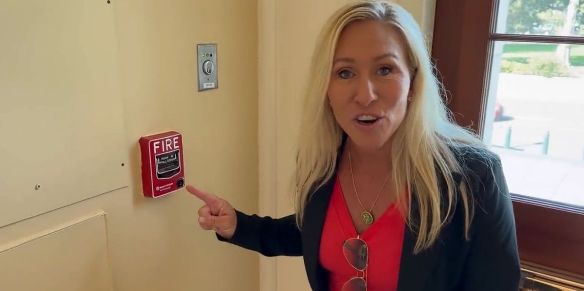 Marjorie Taylor Greene single-handedly dismantles Rep. Jamaal Bowman's excuse for pulling fire alarm: 'Every member of Congress knows that'