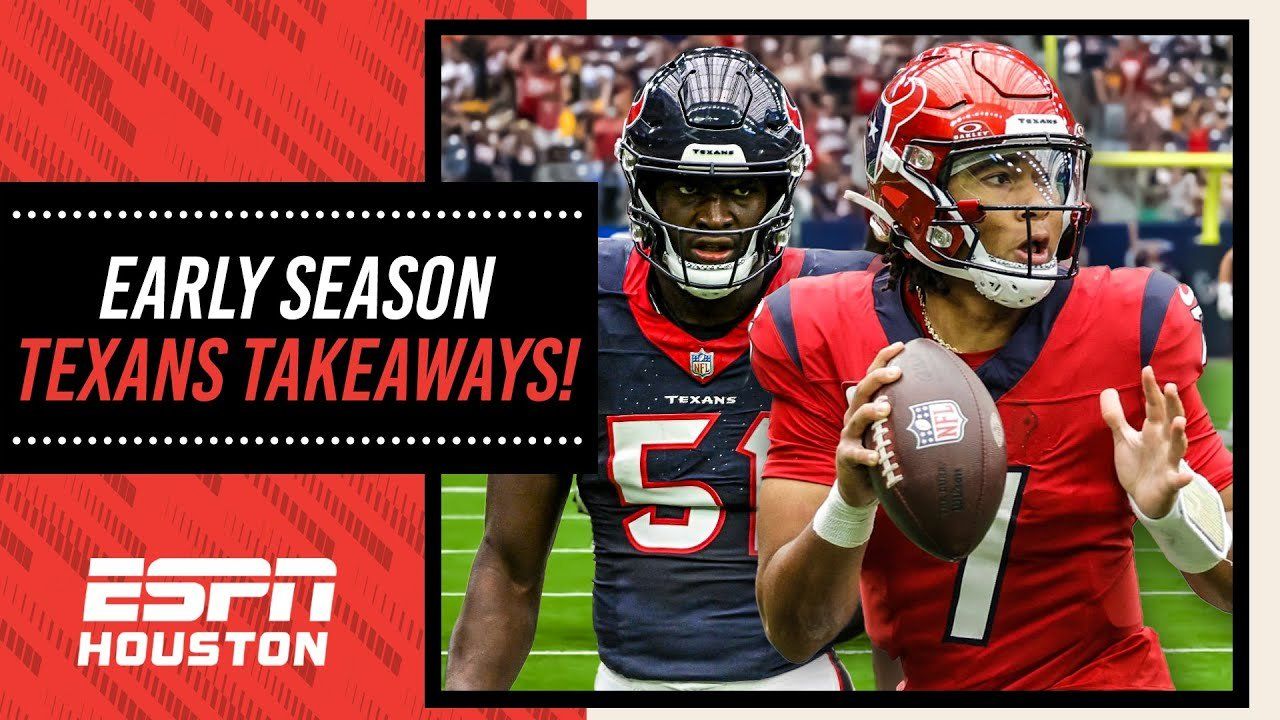 Important lessons learned from Texans' early season returns