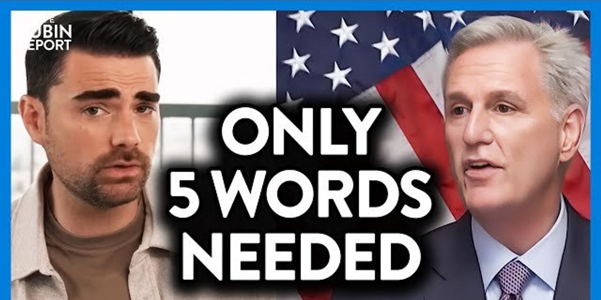 Ben Shapiro PERFECTLY sums up what the nation needs in five simple words