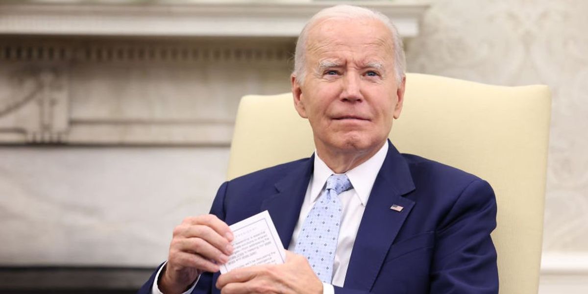 NextImg:Biden rolls out absurd excuse on new border wall, putting him at odds with DHS secretary: 'I can't stop that'