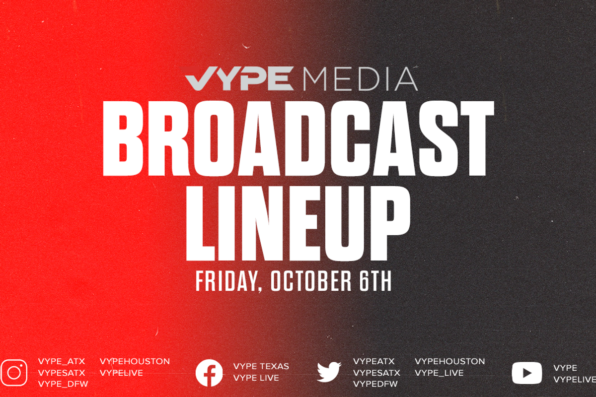 VYPE Live Lineup - Friday 10/6/23