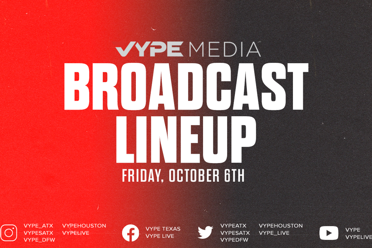 VYPE Live Lineup - Friday 10/6/23