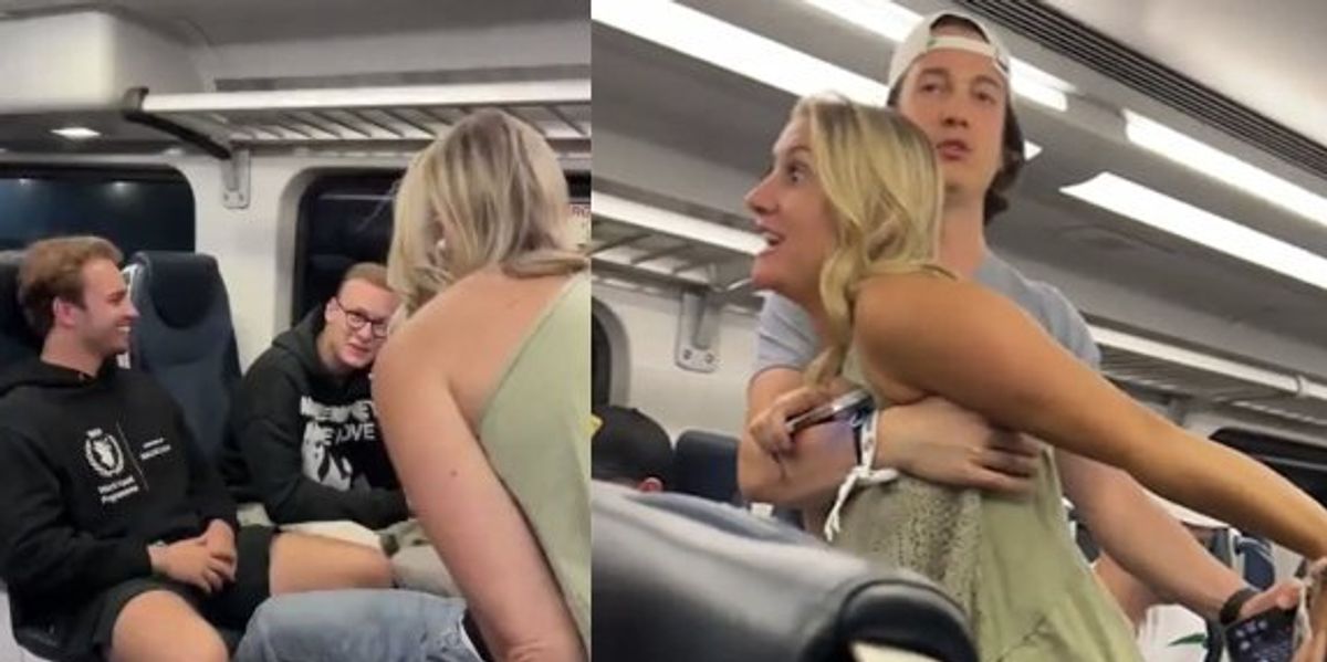 NextImg:'Train Karen:' Woman accused of xenophobic rant against German tourists in viral video is fired from her job