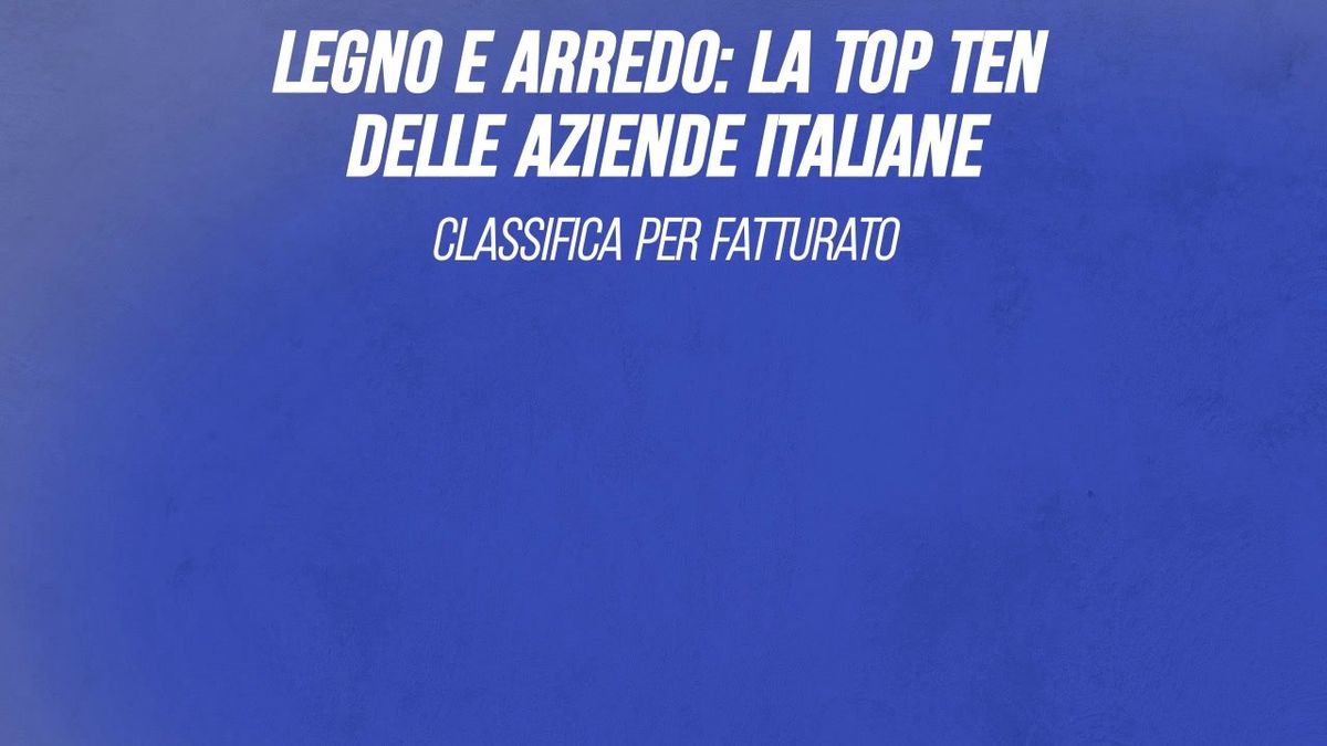 Legno e arredo: la top ten delle aziende