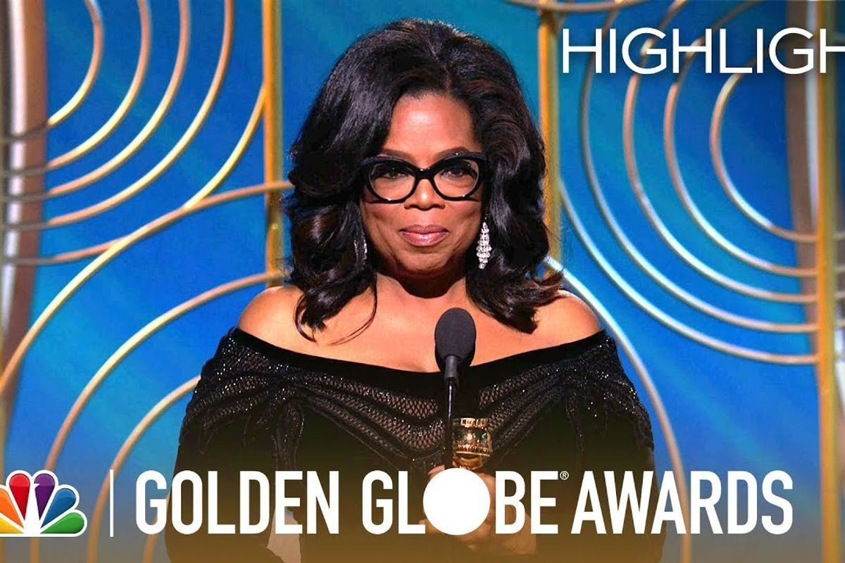 Oprah's powerful #MeToo speech lights up the Golden Globes