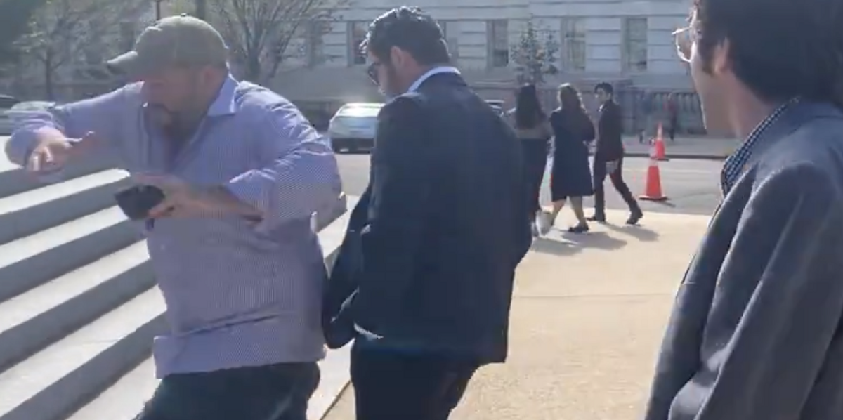 NextImg:Dan Crenshaw accused of 'intentionally' assaulting reporter who called him a 'parasite' outside Capitol