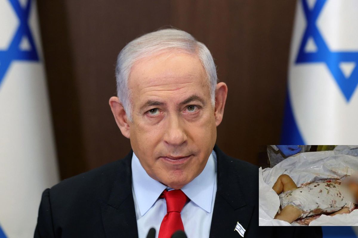 Netanyahu mostra al mondo le foto dei bambini trucidati dai terroristi