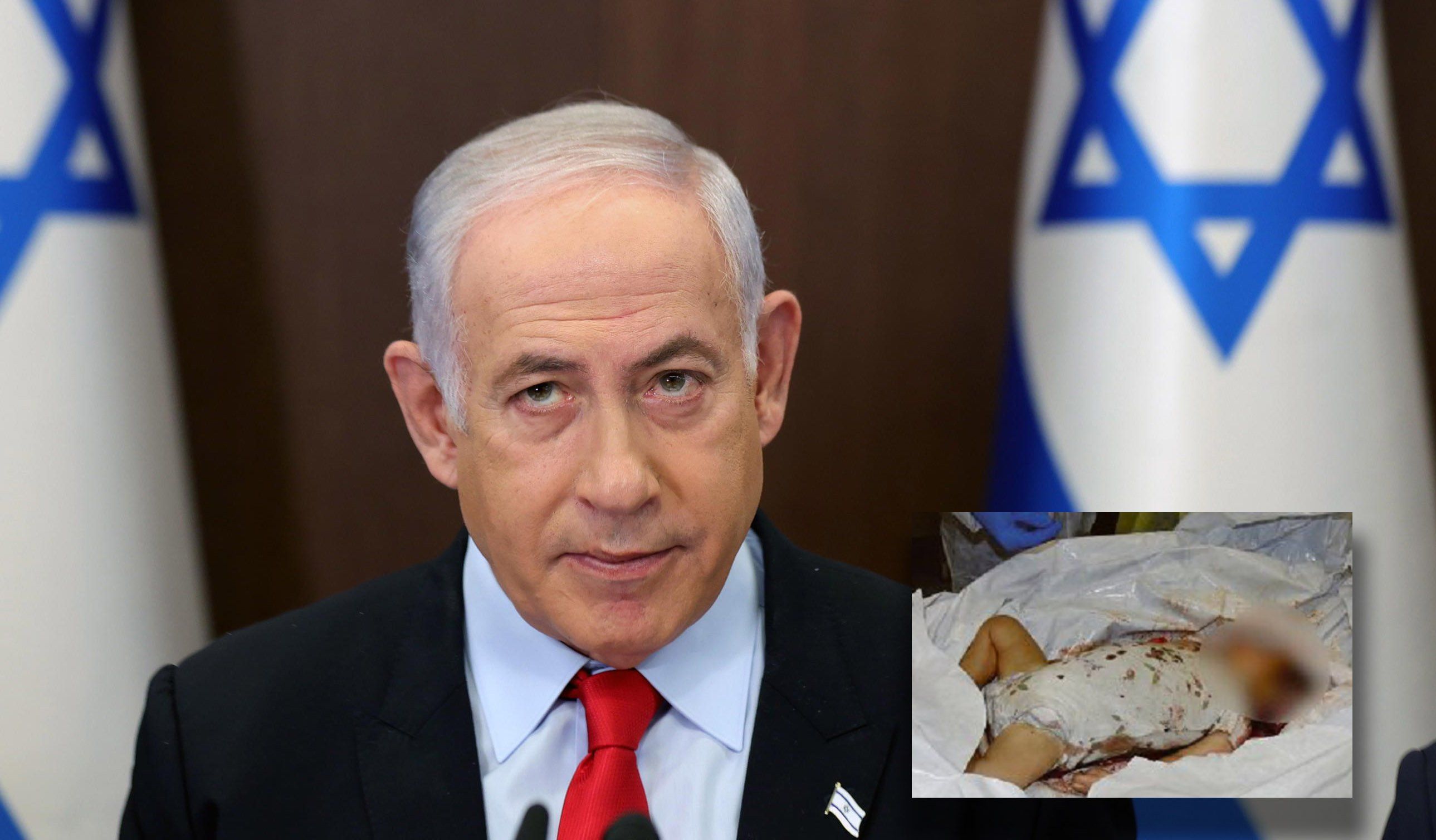 Netanyahu mostra al mondo le foto dei bambini trucidati dai terroristi