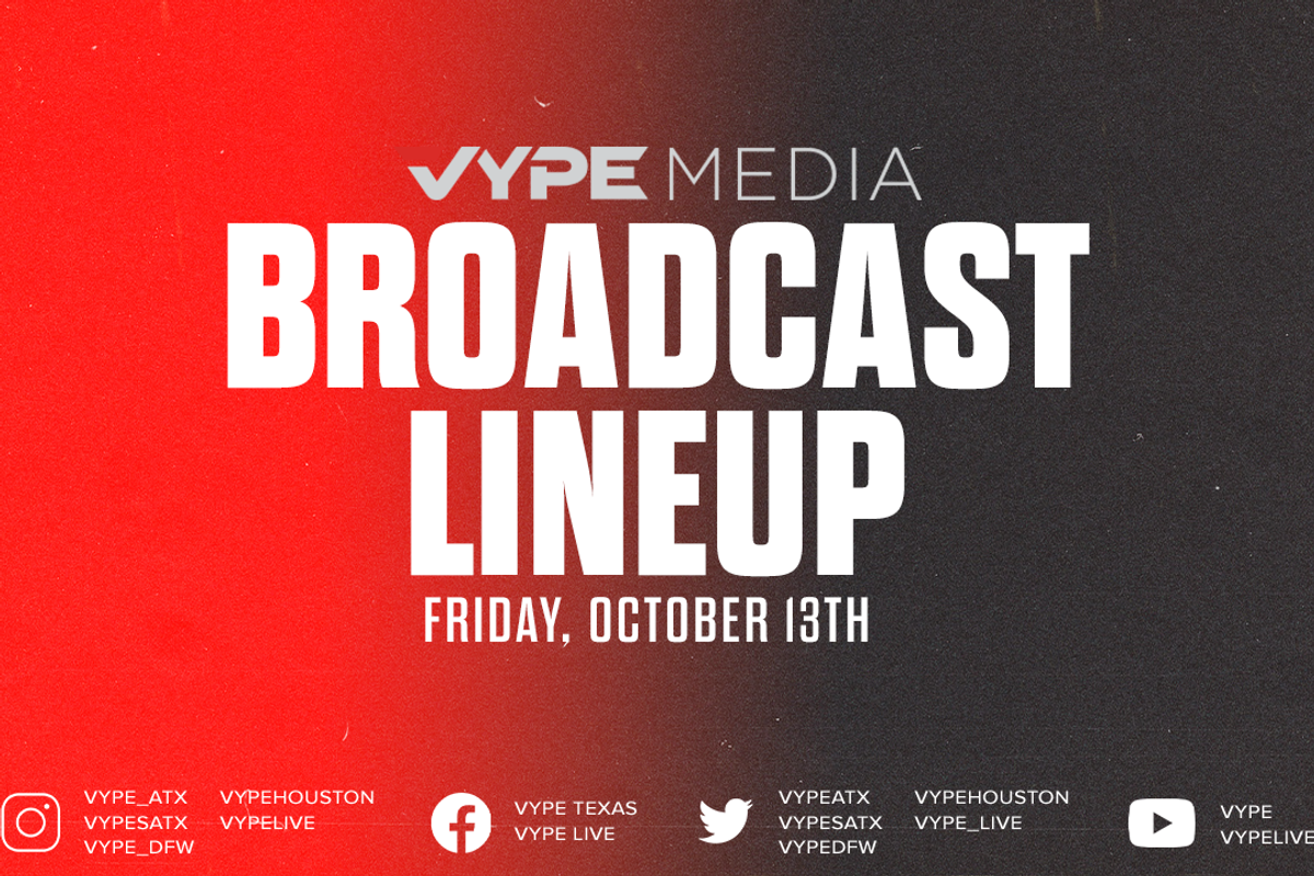 VYPE Live Lineup - Friday 10/13/23