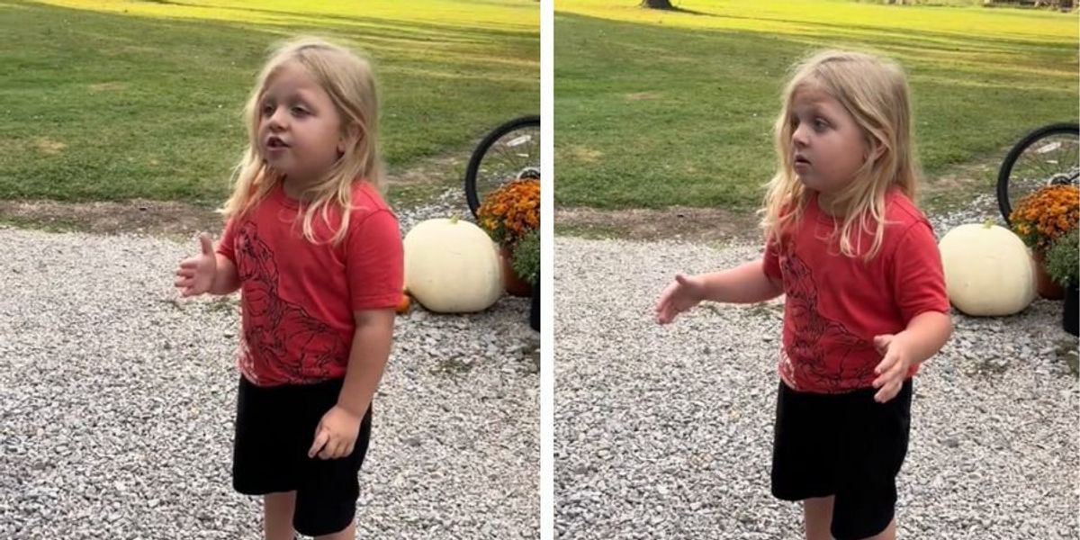 This 4-year-old’s reaction coming home from school is all of us after a long day