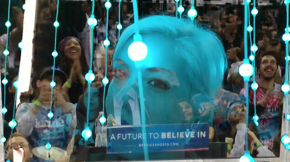 Jeanette Hayes Mashes Art History and Holograms